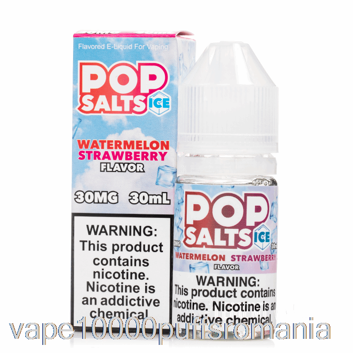 Vape Romania Gheata Pepene Verde Capsuni - Saruri Pop - 30ml 30mg